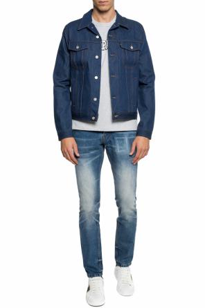 Branded denim jacket, zdjęcie 2 Branded denim jacket od Ami Alexandre Mattiussi